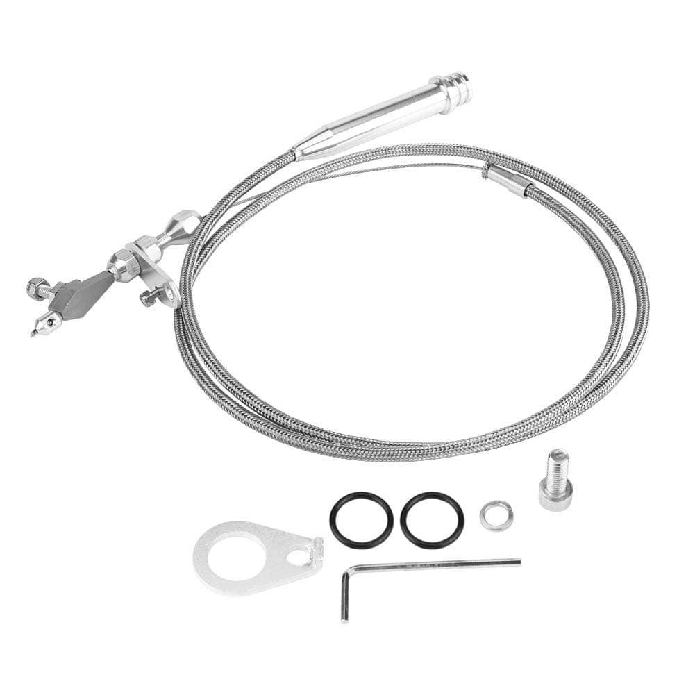 for 700r4 kick down cable to ls t body Kickdown CableBraided Plastic Cable Detent for All 700R4154m 606in