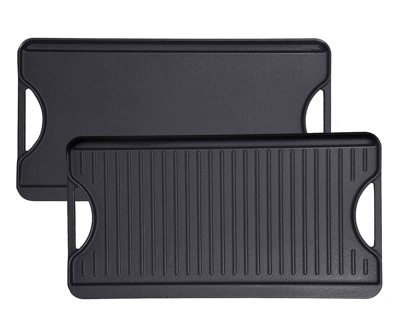 GasSaf Cast Iron Reversible Griddle with Handles 20 Inch x 105 Inch Big Grill Pan for Stovetop
