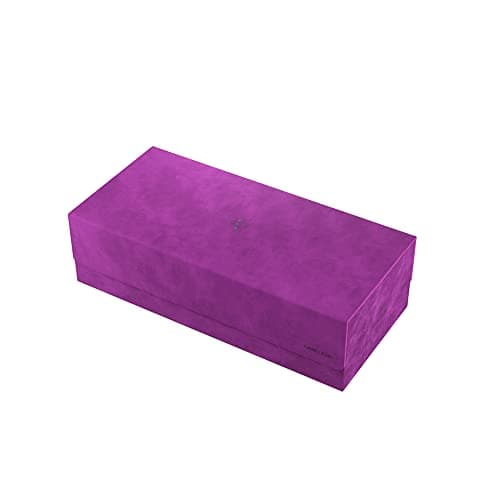 GameGenic Deck Box Dungeon Convertible Purple 1100CT Durable and Sturdy TCG OCG CCG Card Storage Compatible with Pokemon Yugioh Commander and MTG Magic The Gathering Cards