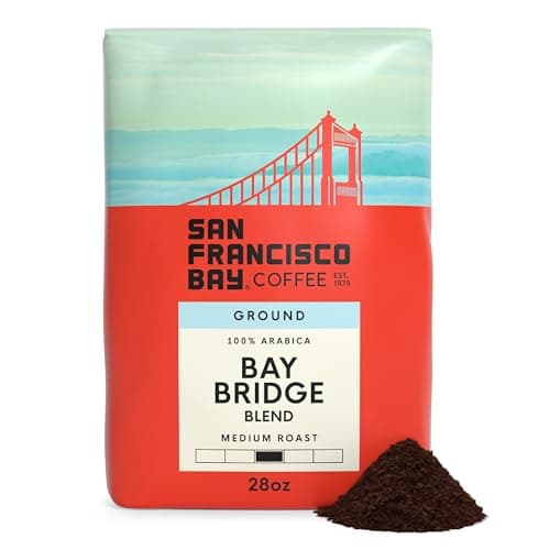 San Francisco Bay Ground Coffee Bay Bridge Blend 28 oz Bag Medium Roast Coffee
