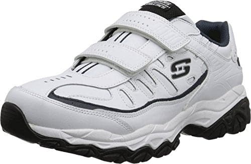 Skechers Men's Afterburn Memory Fit - Final Cut, White/Navy, 11