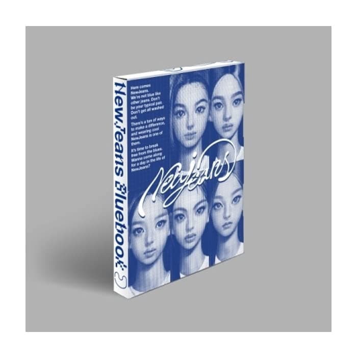 DREAMUS NewJeans New Jeans 1st EP Album Bluebook Version CD+Mini Poster On Pack+Log Book+Pin-up Book+Phoning Manual Book+ID Card+Sticker Pack+Photocard+Tracking Sealed (HANNI Version)