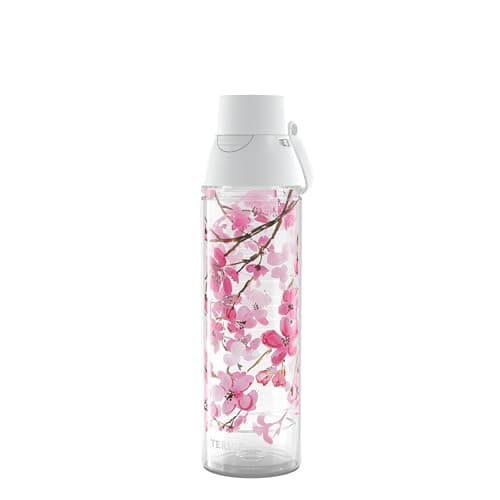 Tervis Venture Lite Sakura Japanese Cherry Blossom Made in USA Double Walled Insulated Tumbler Travel Cup Keeps Drinks Cold & Hot, 24oz Water Bottle, Classic