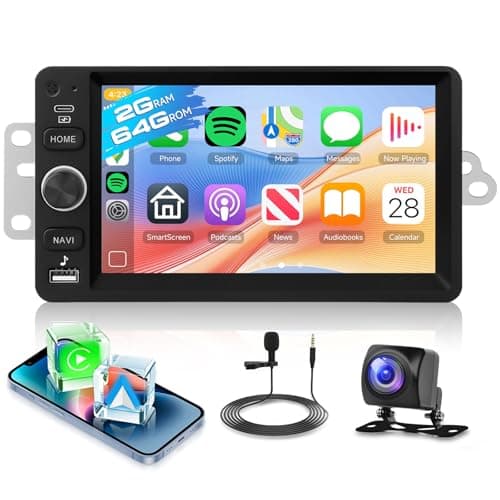 2G+64G Radio for Chevy Chevrolet Silverado Tahoe Suburban SSR 2003-2006 Impala, GMC Canyo Envoy Savana Sierra Yukon, for Hummer H2 H3, for Saturn Pontiac Buick, CarPlay Android Auto, GPS Bluetooth