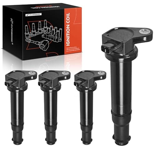 A-Premium Engine Ignition Coil Packs Compatible with Hyundai Accent Kia Rio Rio5 2006 2007 2008 2009 2010 2011 1.6L Compatible UF-499 27301-26640 C1543 (4-PC Set)