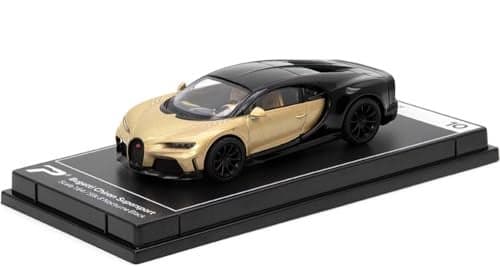 PosterCars - 1:64 Scale Bugatti Chiron Supersport Silk & Nocturne Black Hypercar League Collection No.10