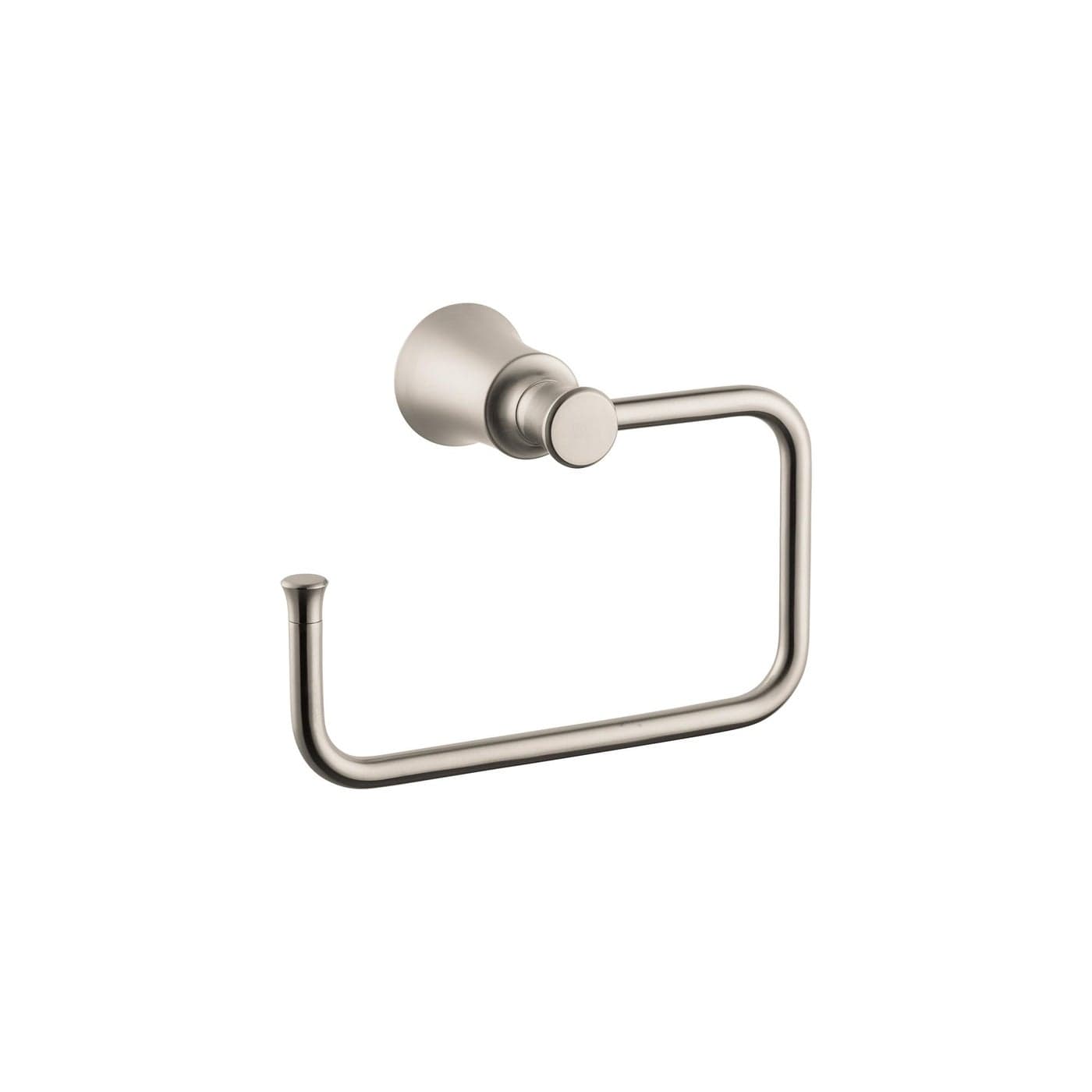 hansgrohe Towel Ring 8inch Transitional Towel Holder in Brushed Nickel 04786820
