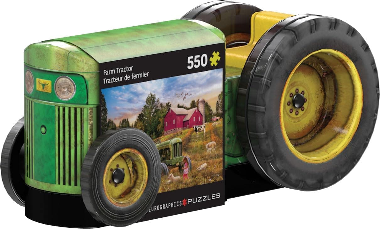 EuroGraphics Tractor Tin Jigsaw Puzzle