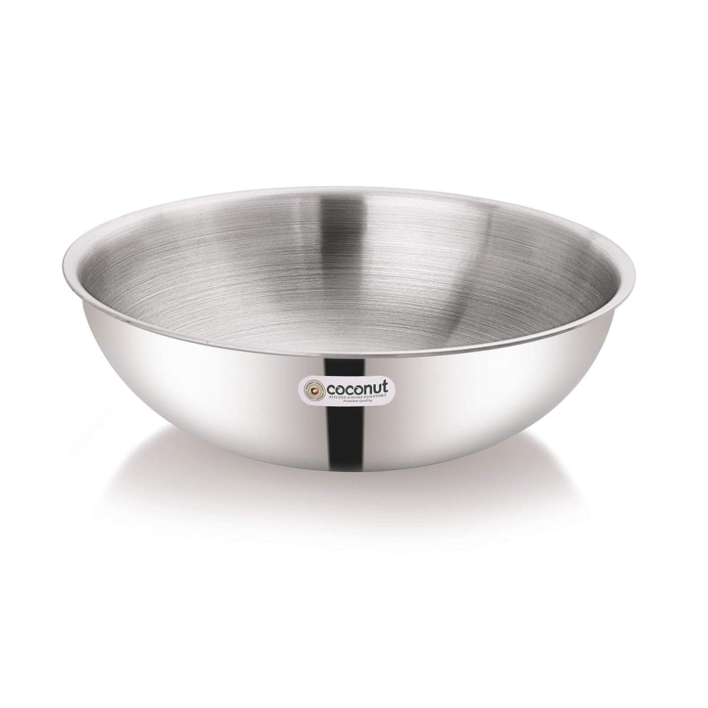 Coconut Stainless Steel Fusion Series Triply Tasla 1 Unit 20CM Capacity 1200 ML Induction Friendly