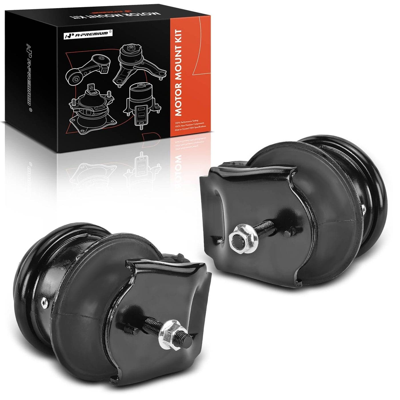 APremium 2PCS Front Left and Right Engine Motor Mount Kit Compatible with Infiniti G35 20032007 FX35 20032008 Nissan 350Z 20032009 35L Replace 11220CD002 11220AM600