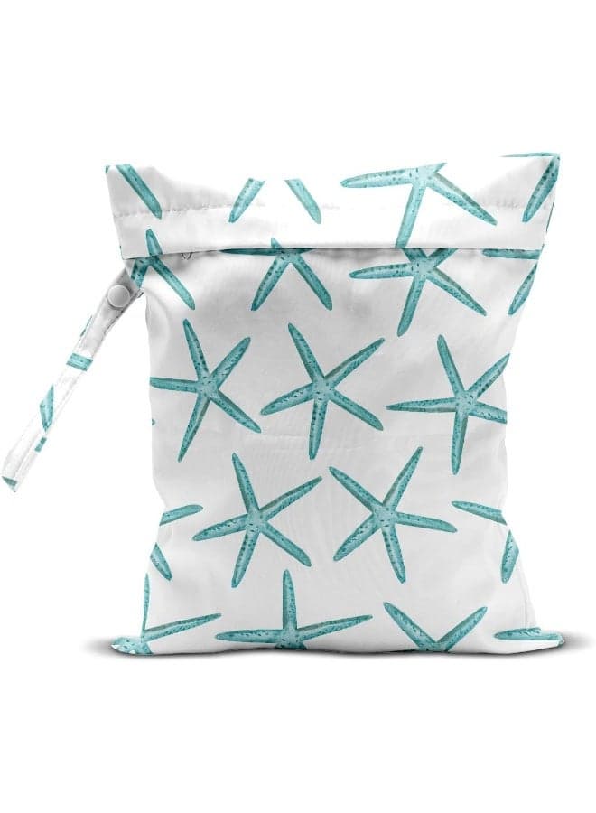 zcyxuuw Wet Bag, Wet Dry Bag for Swimsuit, Travel, Beach, Pool, Diapers, Dirty Yoga Gym Clothes, Makeup Bag, Waterproof Reusable Beach Bag Ocean Decor