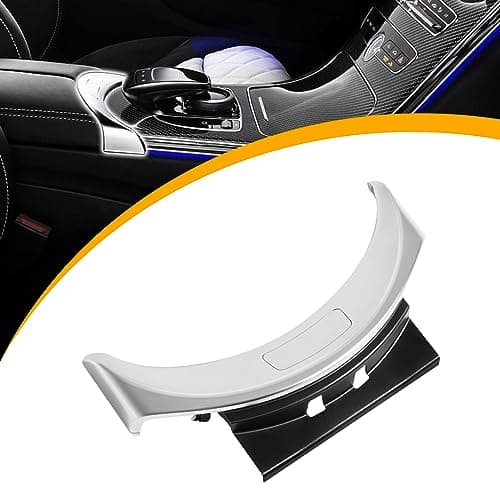 Front Center Console Armrest Box Release Button Switch Cover Compatible with 2015-2021 Mercedes-Benz C Class C200 C300 C350E C400 C450 W205 2017-2021 AMG C43 GLC63 Replace# A2056803407, 2056803711