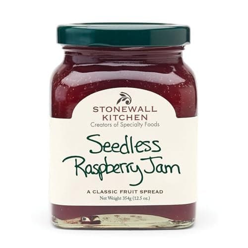 Stonewall Kitchen Seedless Raspberry Jam Raspberry Jelly 125 Ounces