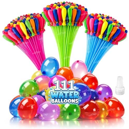 Zest 4 Toyz Holi Magic Water Balloons Pack for Kids Vibrant Colors Quick Fill Easy Tie with 3 Universal Tap Adapter Water Balloon Fight Holi Celebrations for Boys and Girls (Pack of 333)