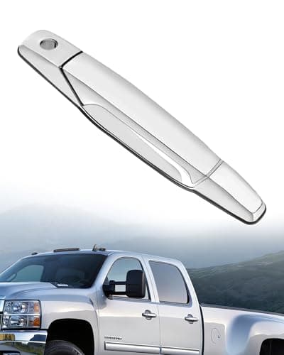 Reeoutdoor Upgraded Exterior Chrome Door Handle Compatible with 20072013 Silverado Suburban Tahoe Avalanche Sierra Yukon Escalade Replaces 20828258 22738721