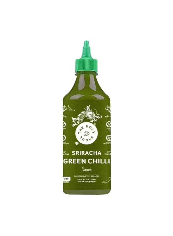The Holy Sauce Siracha Green Chilly Sauce In Hot Meter Flavor- 300gms