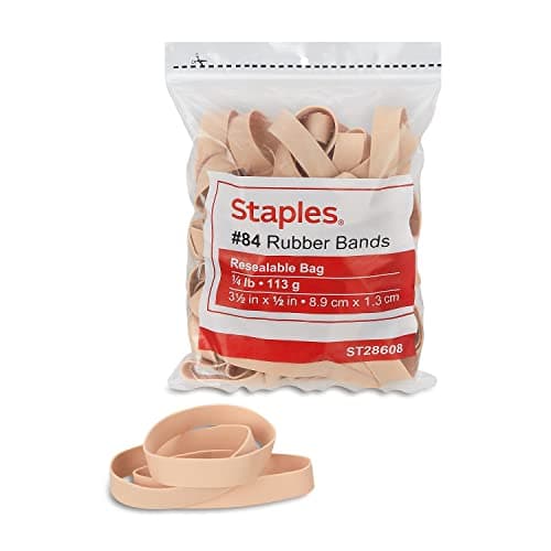 Staples 831636 Economy Rubber Bands Size #84