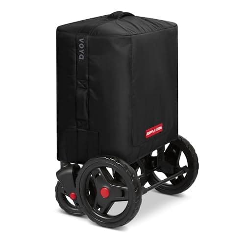 Radio Flyer Voya Stroller Wagon Travel Cover Black Protective Travel Bag Comfort Grip Handles Durable Design Compatible with Voya Wagon Essential Stroller Accessories