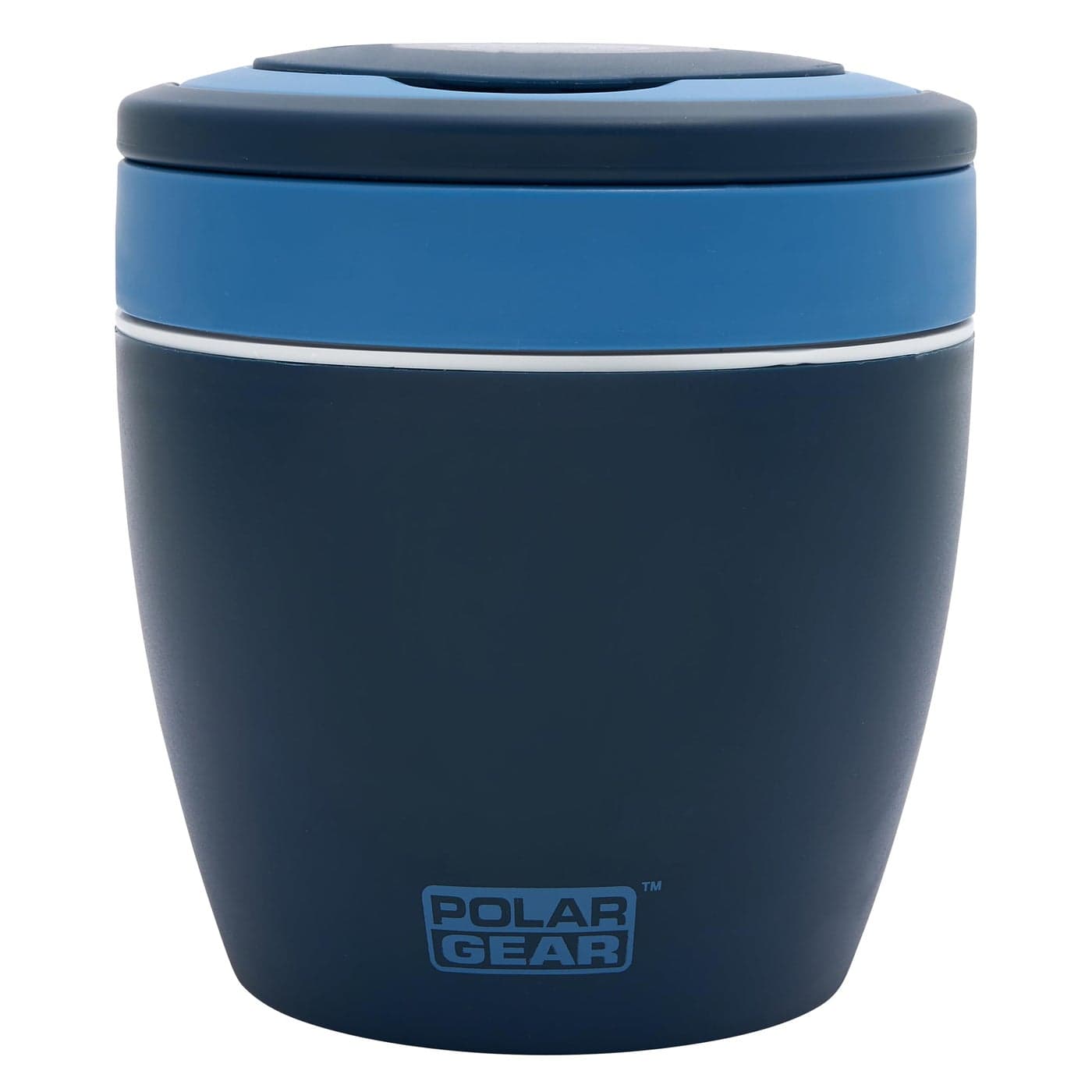 Polar Gear Microwavable Food Containers with Fold Away Cutlery Polypropylene 500 milliliters Blue