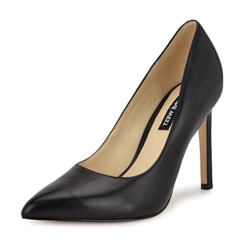 Nine West Women's Tatiana Pump, Black Leather, 11