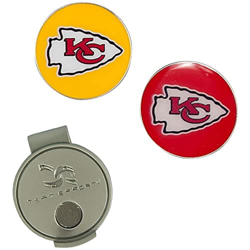 Team Effort Kansas City Chiefs Hat Clip & Ball Markers Set