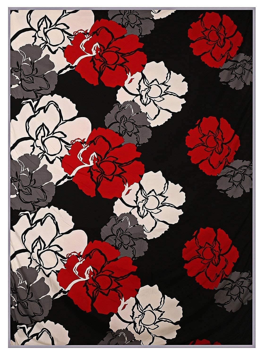 MITUL Home Microfiber Cotton Soft and Light Weight Single Bed DoharAC Comforter Blanket for Kids Standard Multicolour red Black Single Bed