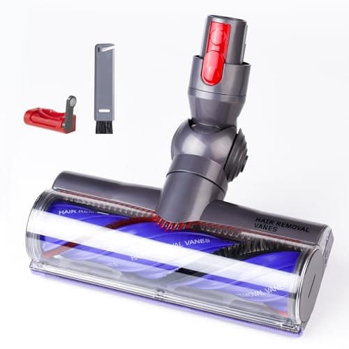 Quick-Release Motorhead Cleaner Compatible with Dyson V7,V8, Cyclone V10,V11,V15 Cordless Vacuum Cleaners, Vacuum Attachments, Upgrade Anti-Tangle Head Suitable for Carpets & Rugs