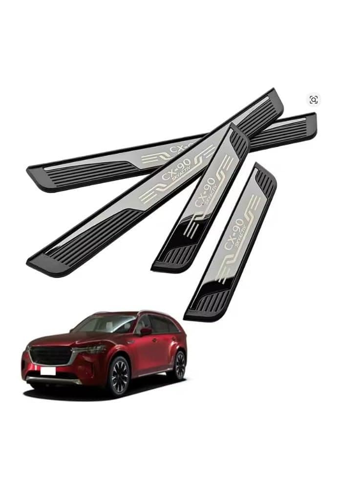 GZBFTDH Door Sill Scuff Plates for Mazda CX-90 2024
