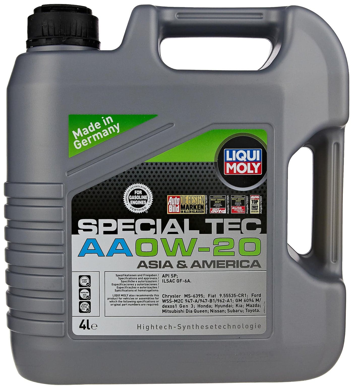 LIQUI MOLY Special Tec AA 0W-20 Motor Oil (4 Liter)
