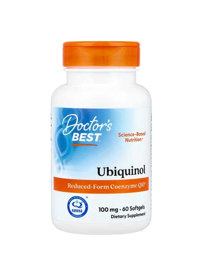 Doctor's Best, Ubiquinol , 100 mg, 60 Softgels