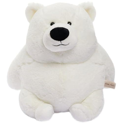 Arkdorz Cute Sitting Polar Bear Stuffed Animals Plush DollsSoft Bear Plush Toy Bedtime Friend Gifts for Boys Kids Babies Girls