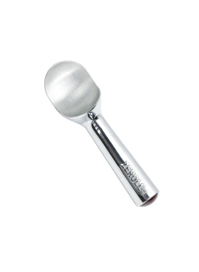 Zeroll 1010 Original Ice Cream Easy Scoop With Unique Liquid Filled Heat Conductive Handle Simple One Piece Aluminum Design Easy Release 20 Scoops Per Gallon 4-Ounce Silver
