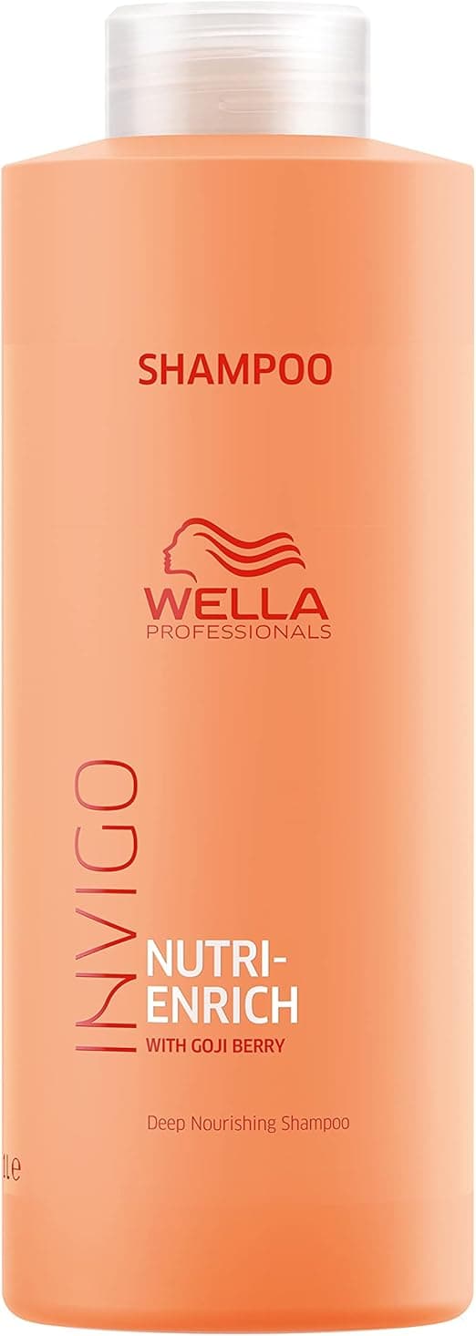 Wella Professionals Professional Hair Care Invigo NutriEnrich Shampoo for Dry Damaged Hair Repair Strengthen Dull Hair Deeply Nourishing Shampoo