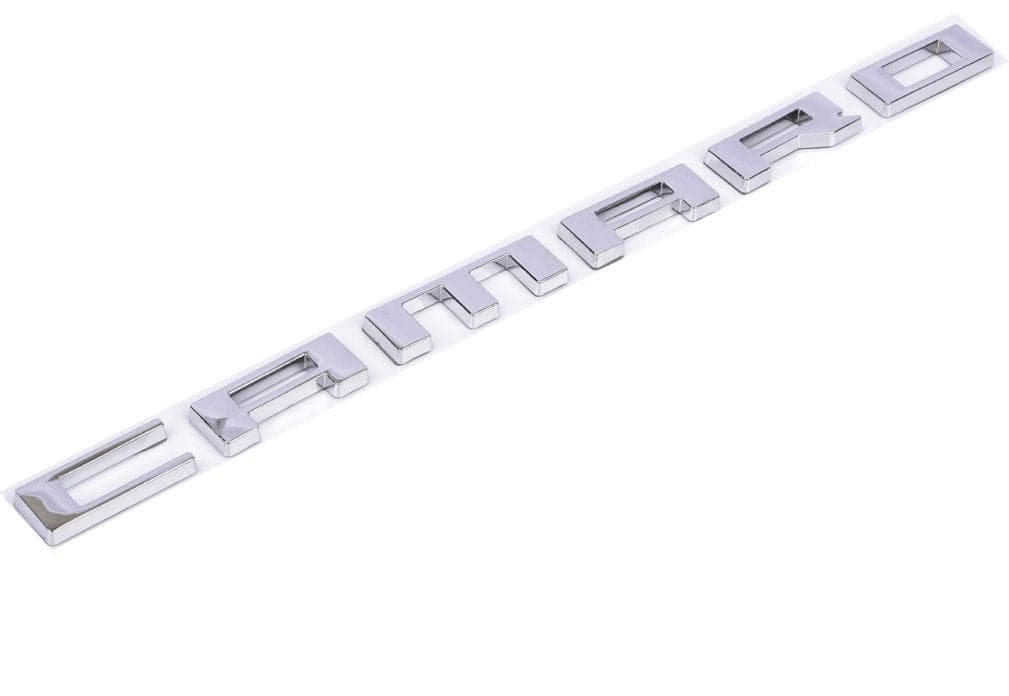 Aimoll Camaro plastic Letter Emblem,for 3D Badge RS SS ZL1 Z28 Chevy Camaro 2010 2011 2012 2013 2014 2015 Fender Emblem nameplate Letters Insignia Fifth Generation (1pcs Chrome)
