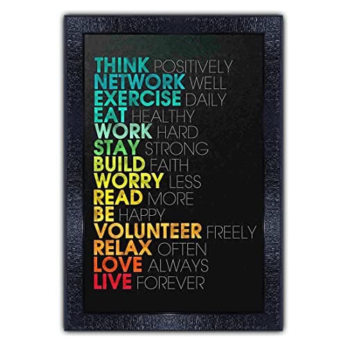 pnf Poster And Frames Motivational Quotes Frames With Acrylic Sheet | For Living, Bedroom | Home Decoration Item | Best Gifting Option (13.5x19 inch) 1178