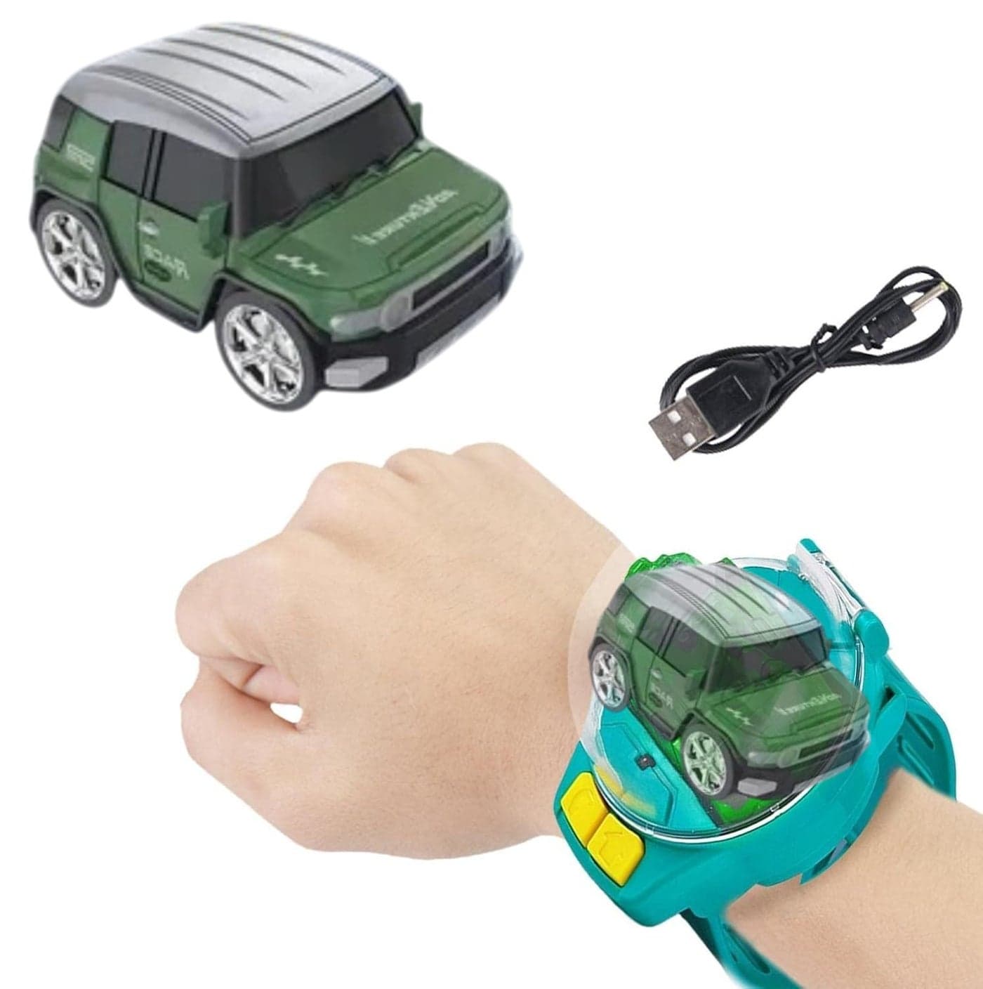 Bestie toys Remote ControlledCar RC Toy, Mini Watch Remote Control Car Toy for Racing Racing of Boys/Girls for Birthday, Christmas (Hummer Car)