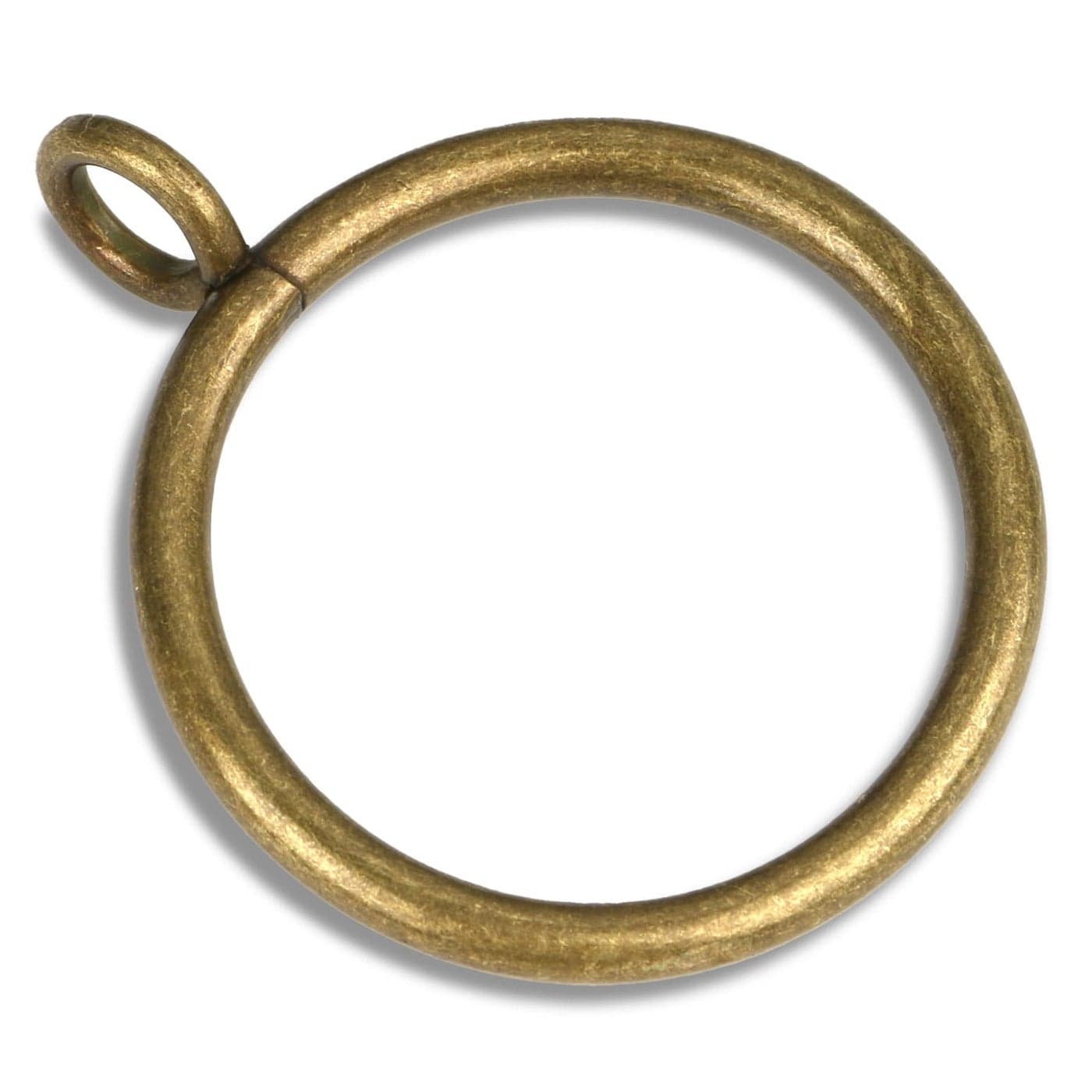 Awoin 14 PCS 125Inch Antique Brass Eyelet Curtain Rings This 1 14 Inch Small Size Curtain Rod Rings Can Fit Up to 10Inch Curtain Panels ERB10
