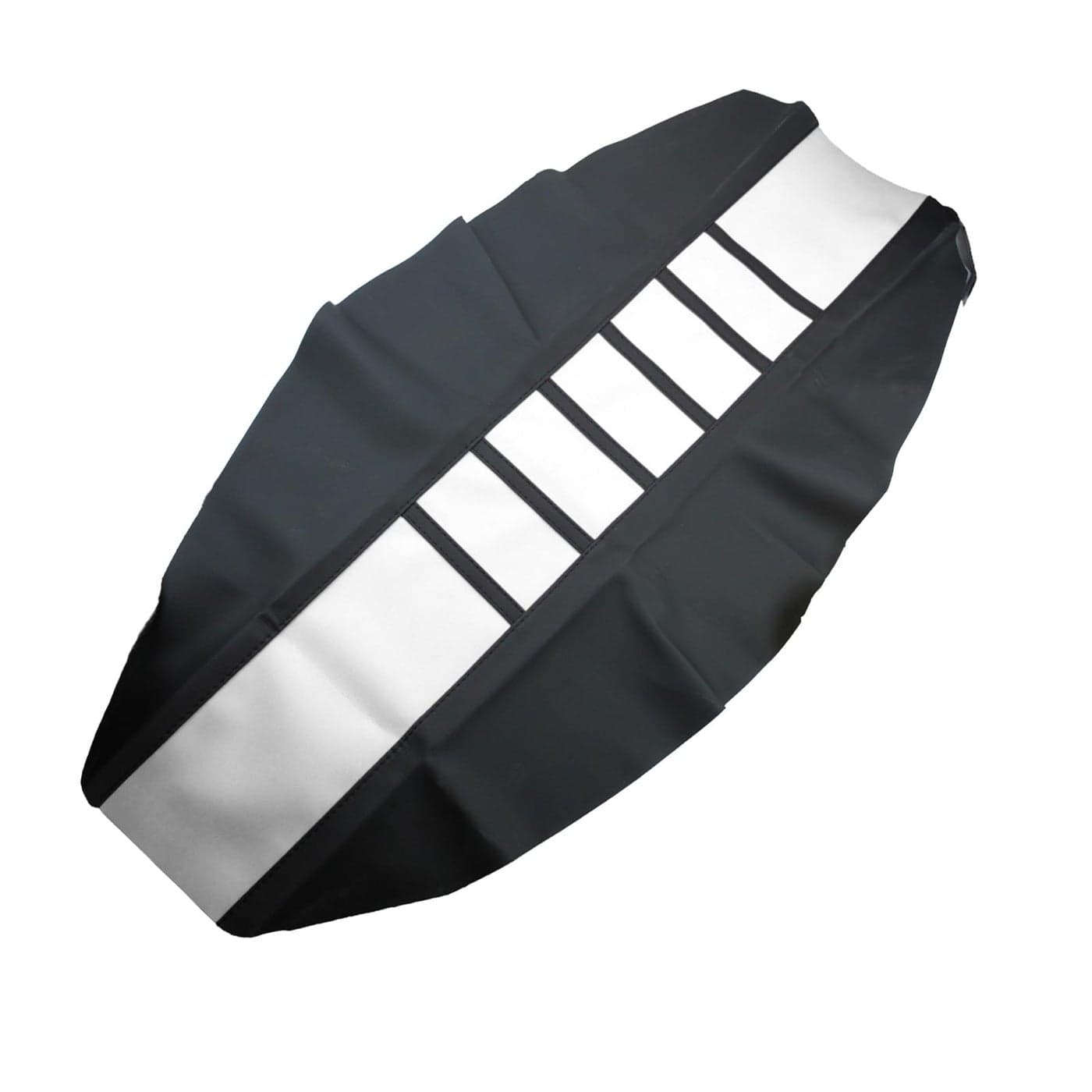 GWH Universal Motorcycle Seat Cover NonSlip Suitable Rubber Striped Seat Covers Soft for YZ125 YZ250 YZ450F WR250F WR450F WR400F XTZ125 YZ WR TTR 125 250 Dirt Pit Bike Off Road Motorbike White