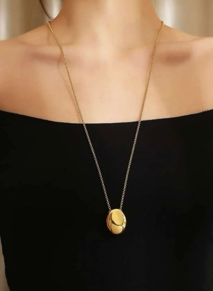 Elegant Gold Stainless Steel Necklace For Women