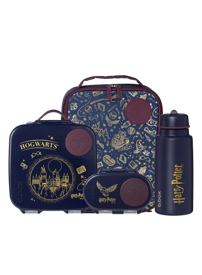 B.Box Harry Potter Kids Combo – Leakproof Lunchbox, 1L Insulated Bottle, Snackbox & Flexi Lunchbag | BPA-Free, Versatile & Travel-Friendly | School & Picnic Ready Bento Set