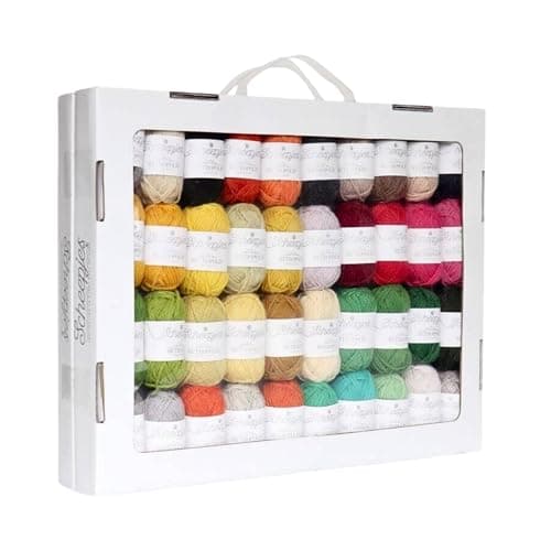 Scheepjes Metropolis Color Pack, 80 x 10 g Wool/Nylon Mini Skeins, Pack of 1