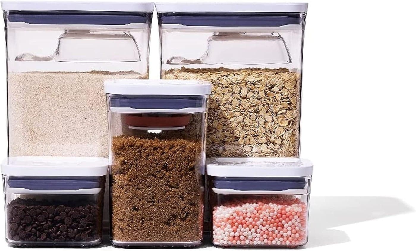 OXO Good Grips 8Piece Baking Essentials POP Container Set White