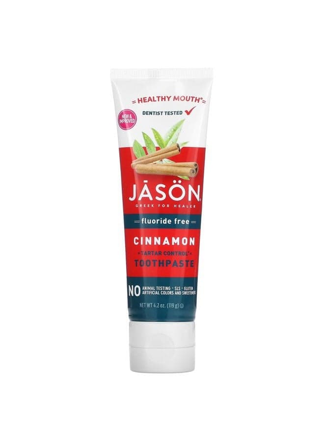 NATURAL COSMETICS Fluoride Free Healthy Mouth Toothpaste, 4.2 OZ