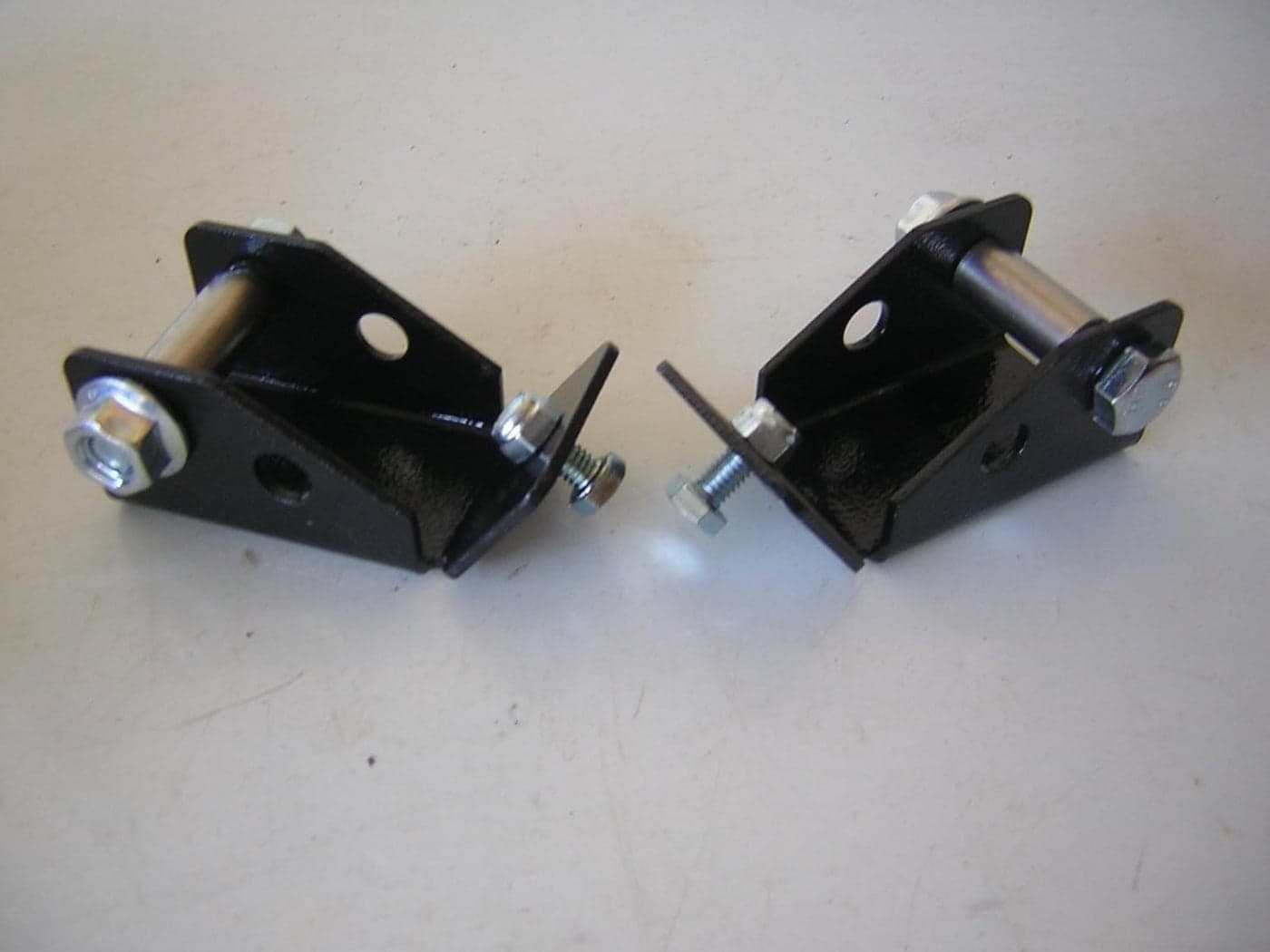 Rough Country Rear Shock Relocation Brackets for 97-06 Jeep Wrangler TJ - 1185