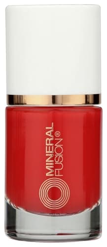 Mineral Fusion Nail Polish Bright Red Fast N Fabulous Fast n Fabulous 033 Fl Oz Pack of 1