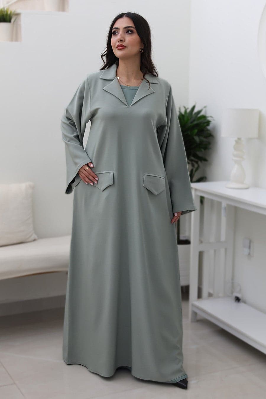 Sage Serenity Dress-759