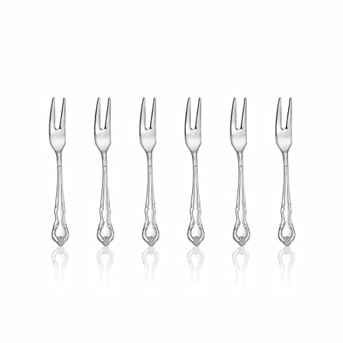 Shri & Sam Stainless Steel Vintage Fruit Fork,6 Pieces