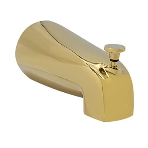 Westbrass Nose Diverter 512 Brass Tub Spout Polished Brass D31101