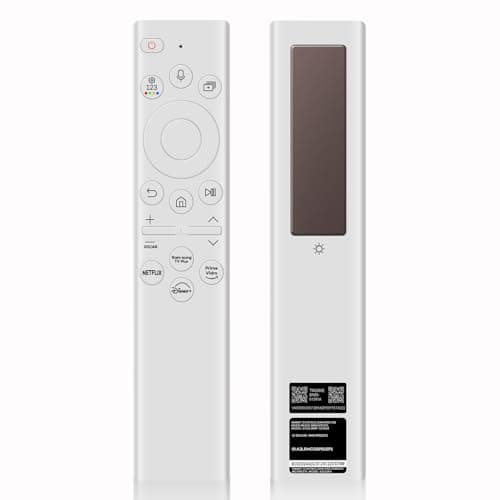 BN5901391A Solar Frame TV Remote Replacement for Samsung Smart TV with Voice Bluetooth Rechargeable Solar Cell Compatible with Samsung 2020 to 2025 Neo LED 4K Ultra HD TV Samsung Frame Remote