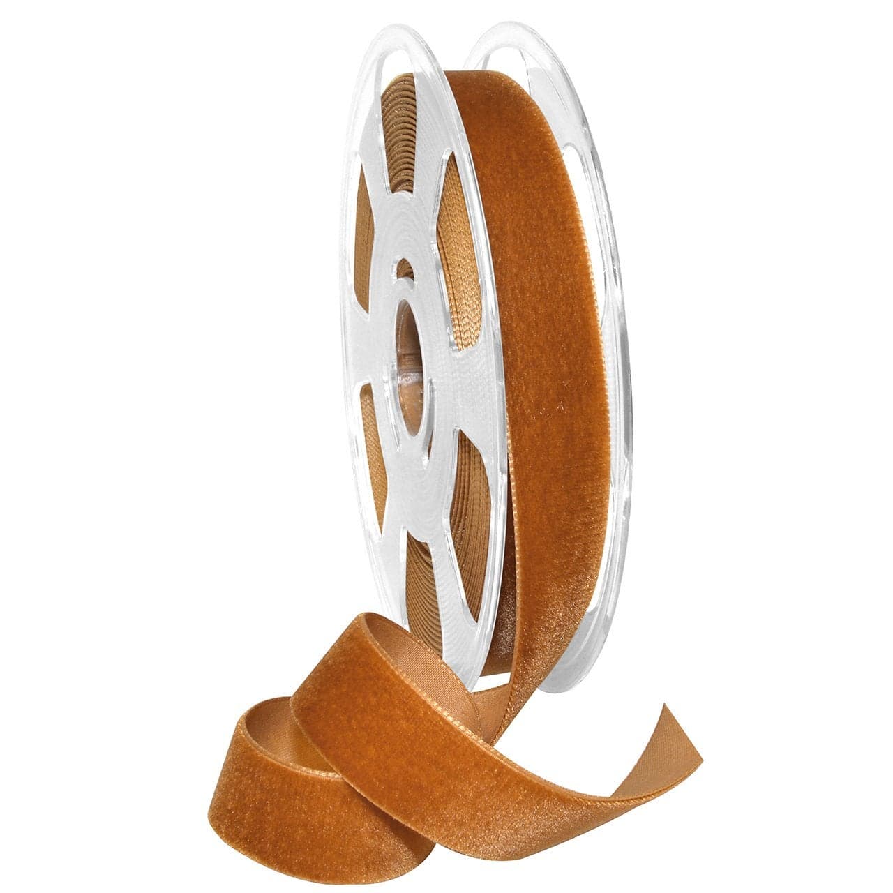Morex Ribbon Nylon 78 inch by 11 Yards Copper Item 0122510447 Nylvalour Velvet Ribbon 78 x 11 yd